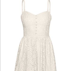White Aritzia Lace Dress